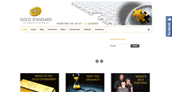 Desktop Screenshot of goldstandardinstitute.us